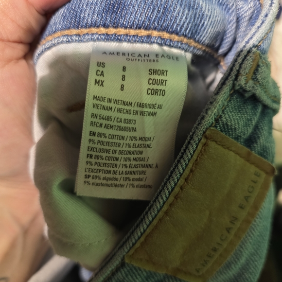 American Eagle Outfitters Stretch Boyfriend Jeans 8 Short - 28 Waist - 25 Inseam - Picture 4 of 4